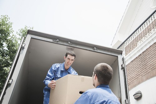 Prepared moving day setup for removals in Sidcup